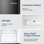Euhomy Mini Refrigerator With Freezer, 3.2 Cu.Ft