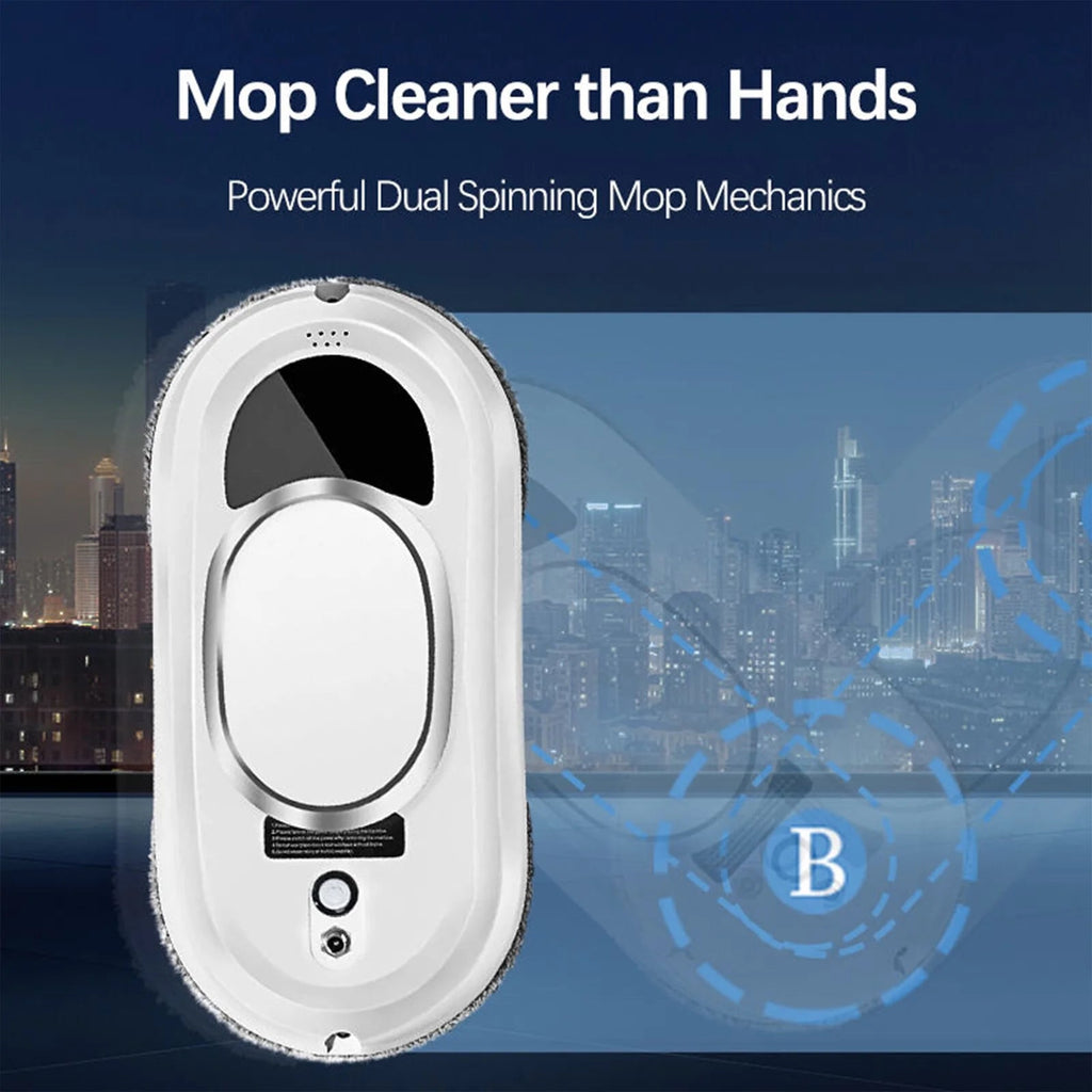 Oenbopo Window Cleaning Robot With Remote Control, 90W, White
