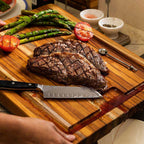 Teakhaus Smart End Grain Cutting and Carving Board