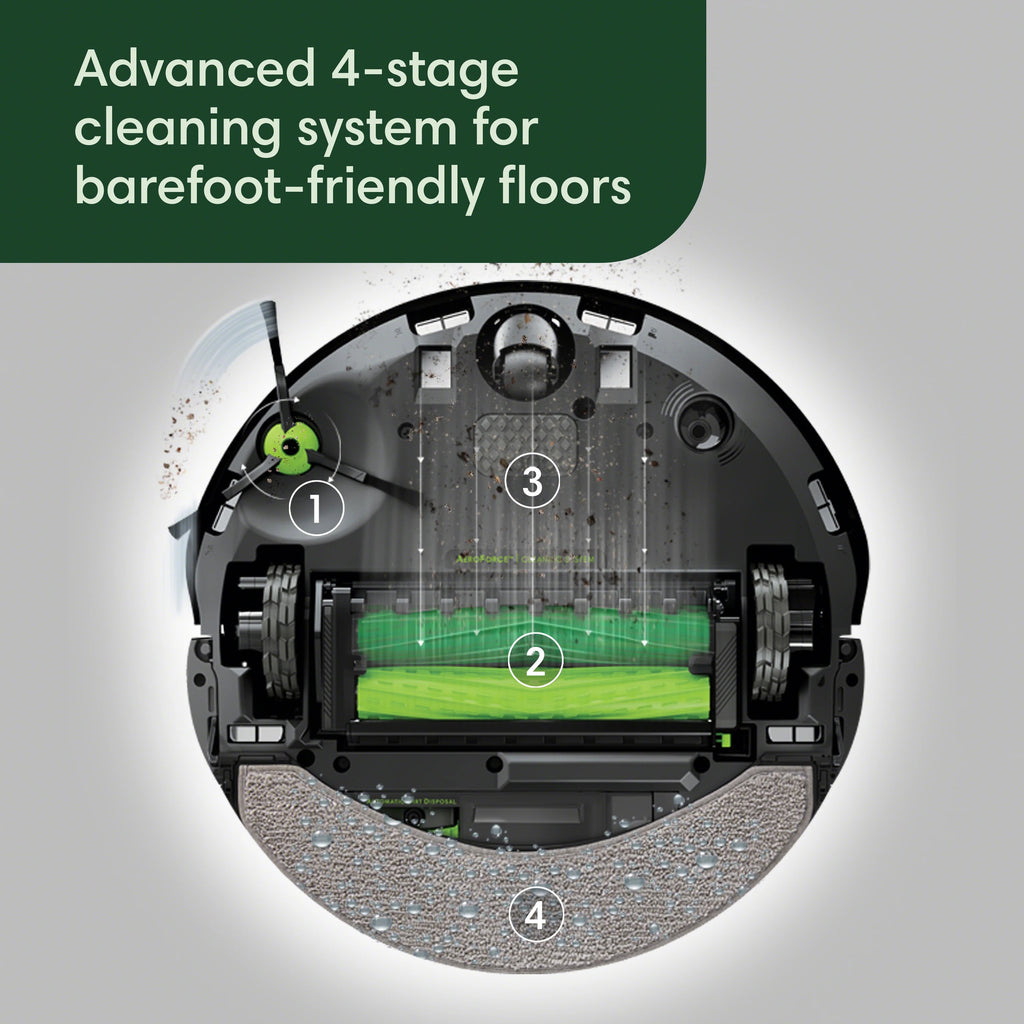 iRobot Roomba Combo 10 Max Robot Vacuum And Mop With AutoWash Dock