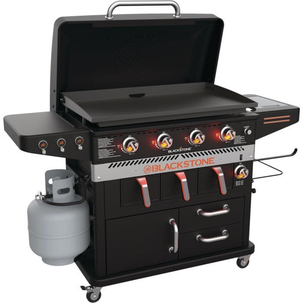 Blackstone 4-Burner Outdoor LP Gas Griddle With Air Fryer, 768 Sq. In., 60,000 BTU