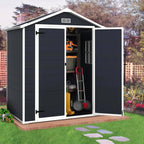 Enyopro Horizontal Resin Outdoor Storage Shed, 306Gal, 55.9in L x 29.52in W x 43.3in H