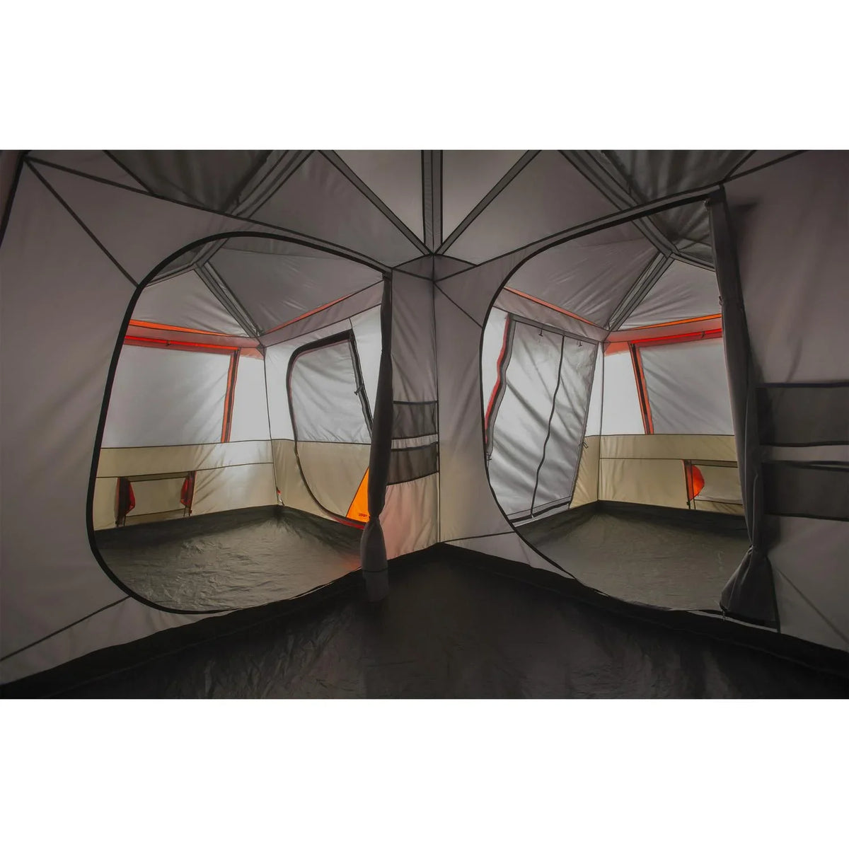 Ozark Trail 12-Person 3-Room Instant Cabin Tent, 16 x 16 Feet - WMT-161682B