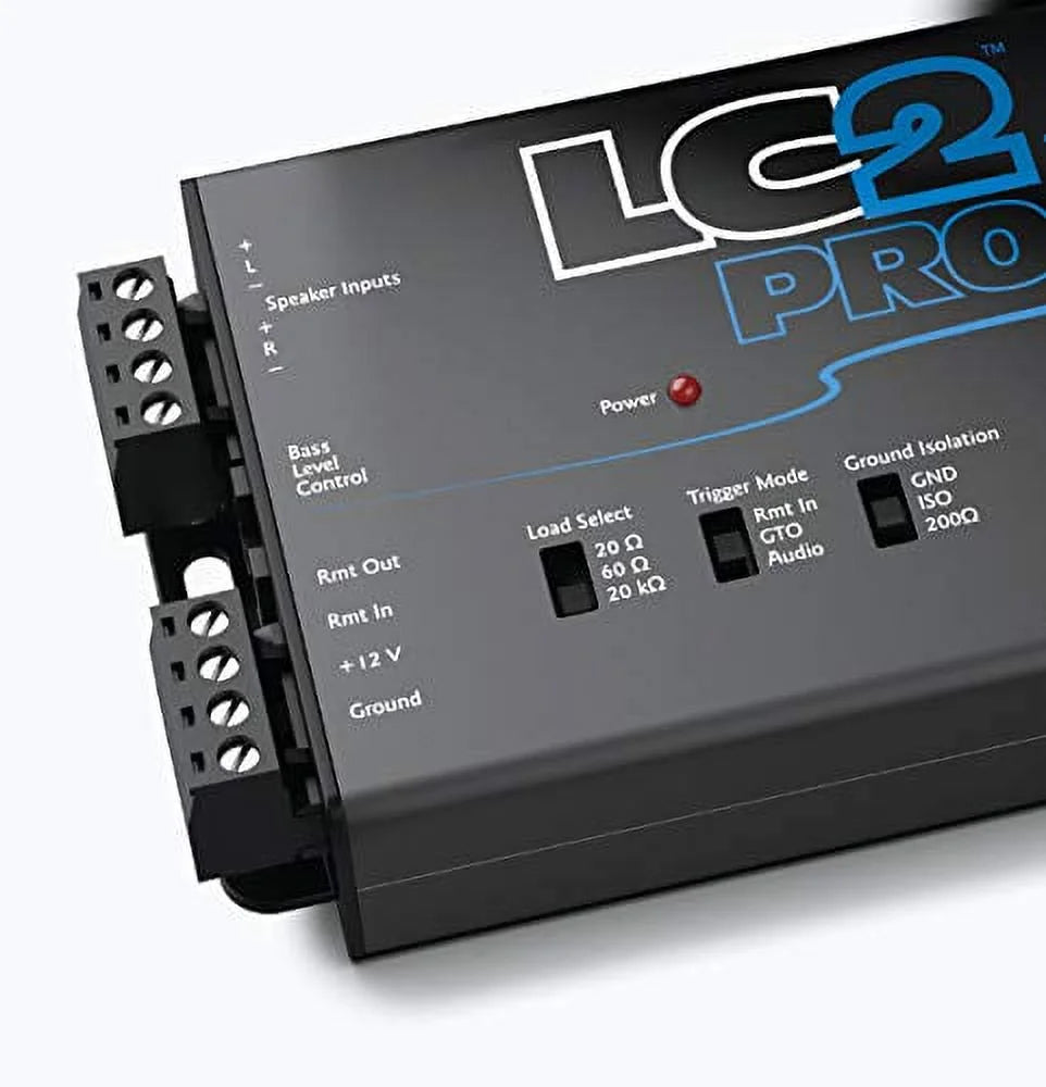 AudioControl 2-Channel Line Output Converter With AccuBASS, ACR-1 Dash Remote, 1.30lb - LC2i PRO