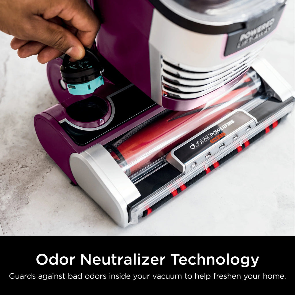 Shark Stratos Upright Vacuum, Bagless, Burgundy - AZ3000