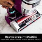Shark Stratos Upright Vacuum, Bagless, Burgundy - AZ3000