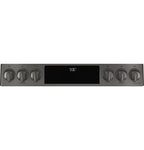 GE APPLIANCES Profile 30in Smart Slide-In Front-Control Gas Range, Black Stainless - PGS930BPTS