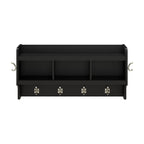 40 Inch Wall Mounted Coat Rack With Shelf and Cubbies