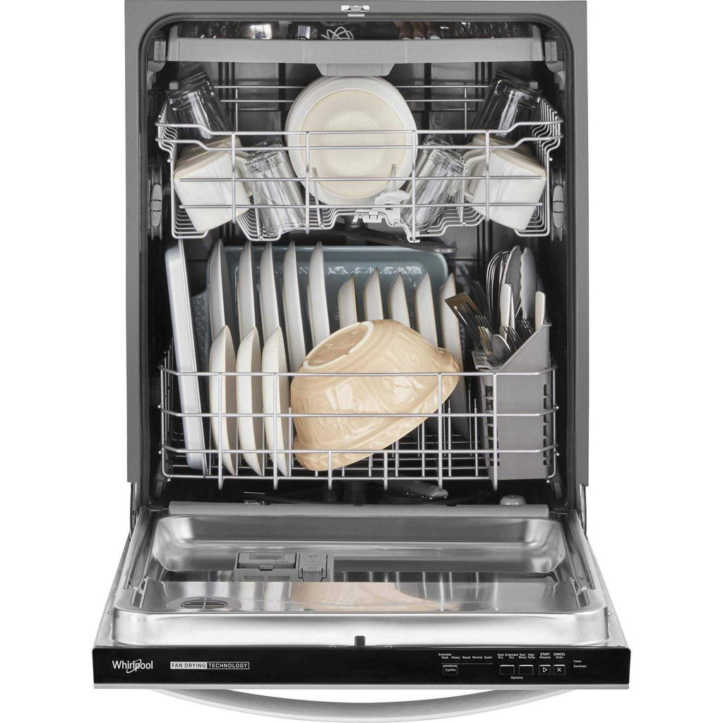 Whirlpool Quiet Dishwasher With 3rd Rack, 51 dBA, Fingerprint-Resistant Finish