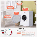 Portable Clothes Dryer 1.8 cu. ft. White - CD-7-NEW