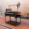 Backyard Discovery Argentine Santa Maria Wood Fire & Charcoal Steel BBQ Grill, Brasero - 723 Square Inch