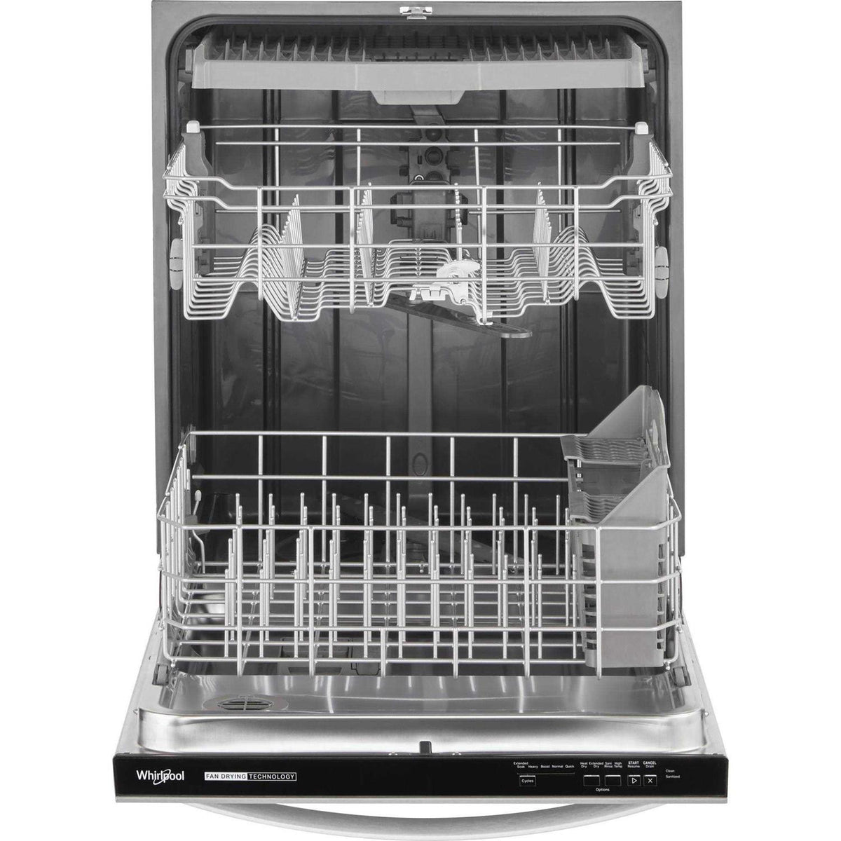 Whirlpool Quiet Dishwasher With 3rd Rack, 51 dBA, Fingerprint-Resistant Finish