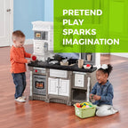 Step2 Lifestyle Dream Kitchen Playset For Toddlers With Electronic Features And Accessories