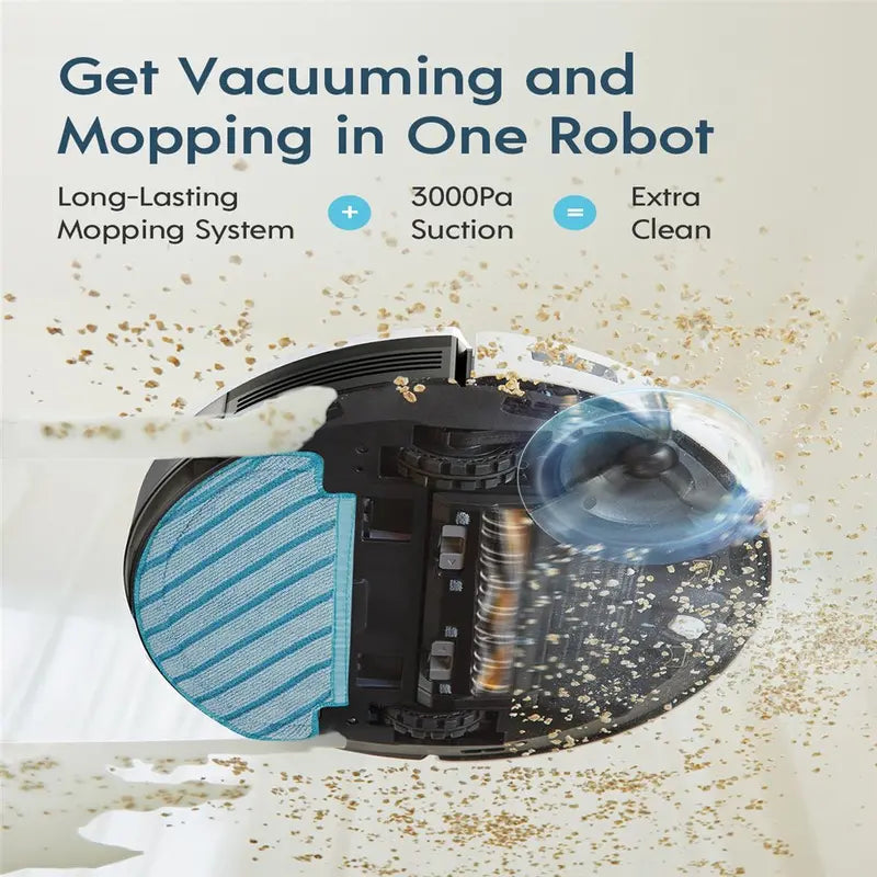 Yeedi Robot Vacuum And Mop With 3D Obstacle Avoidance, 3000Pa And Home Mapping - Vac 2