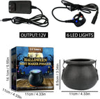Generic Halloween Fog Machine With Color-Changing LED Light - Black, 1 Count