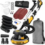 Giovent Electric Drywall Sander With Dust Extraction, 6.5-Amp, 8-2/5-Inch
