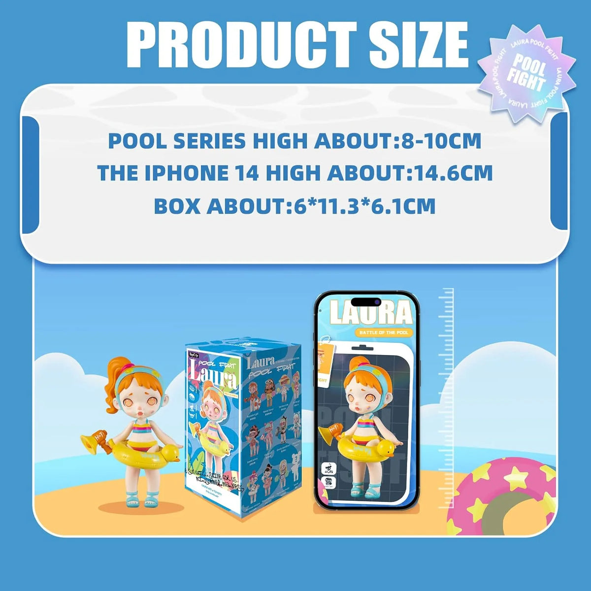 HAOHAINA Fashion Trendsetter Series Blind Box Action Figures, 12-Pack