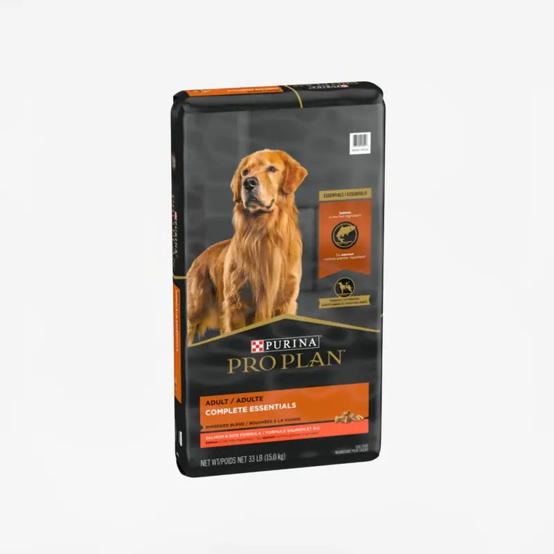 Purina Pro Plan Adult Shredded Blend Dog Food, Salmon & Rice, 35lb - Savor