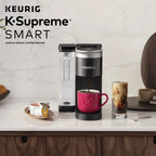 Keurig K-Supreme SMART Coffee Maker, 6-12 oz, Black - K-Supreme SMART