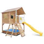 Lifespan Kids Warrigal Cubby House With Yellow Slide - 369cm x 237cm x 279.8cm