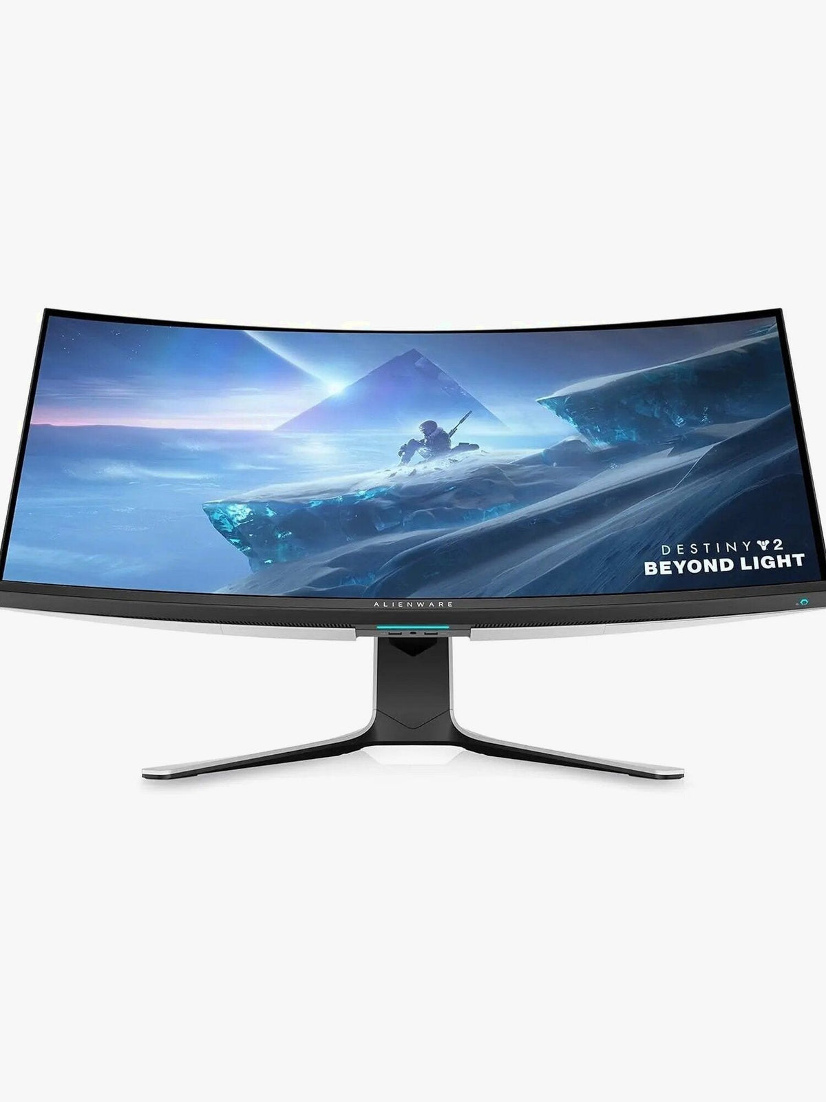 Alienware 38 Inch Ultrawide Curved Gaming Monitor, 144Hz, 3840 x 1600, IPS, White - AW3821DW