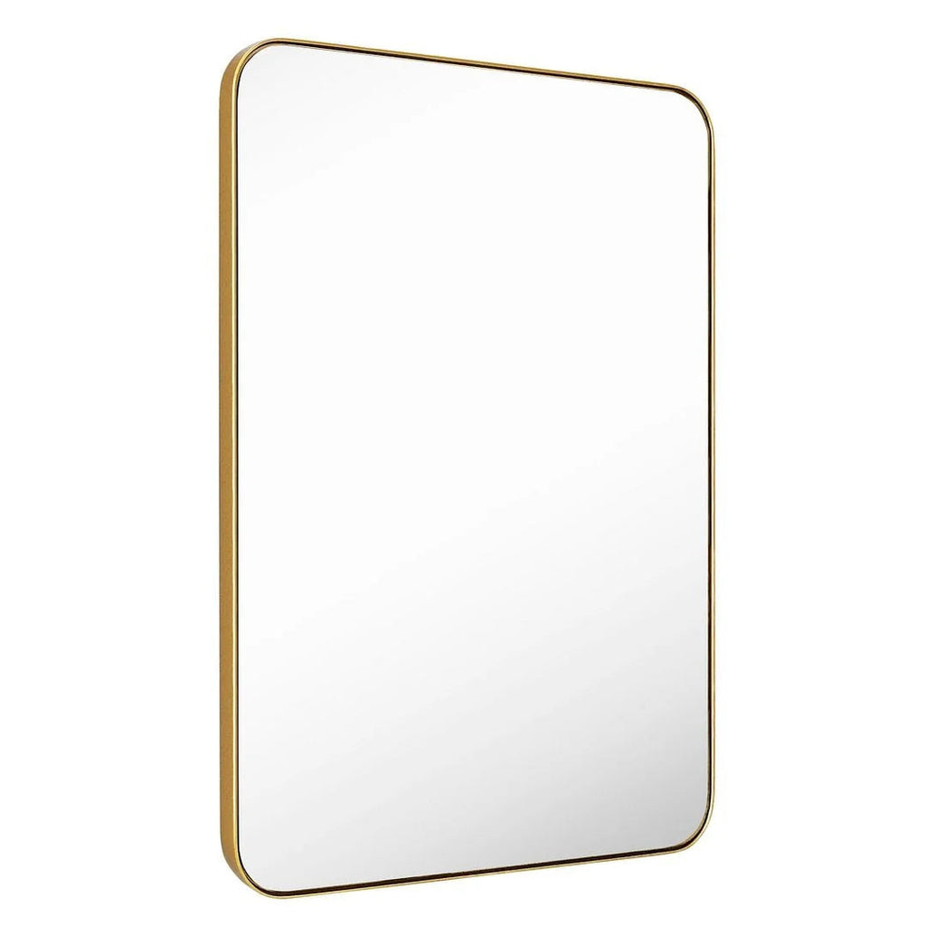 Metal Wall Mounted Decorative Mirror - Vertical Or Horizontal Hanging