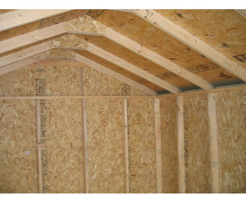 Value 8 ft. W x 8 ft. D Solid And Manufactured Wood Storage Shed - FK-8x8