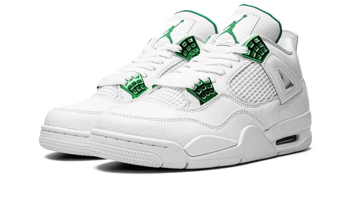 Air Jordan 4 Retro Sneakers - Metallic Pack Pine Green