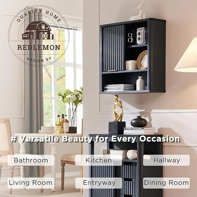 Bathroom Wall Cabinet With Adjustable Shelf, 7.6 in D x 23.2 in W x 24 in H