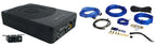 Rockville Slim Under-Seat Powered Car Subwoofer And Amp Installation Kit, 10in 800W - SS10P/RWK81