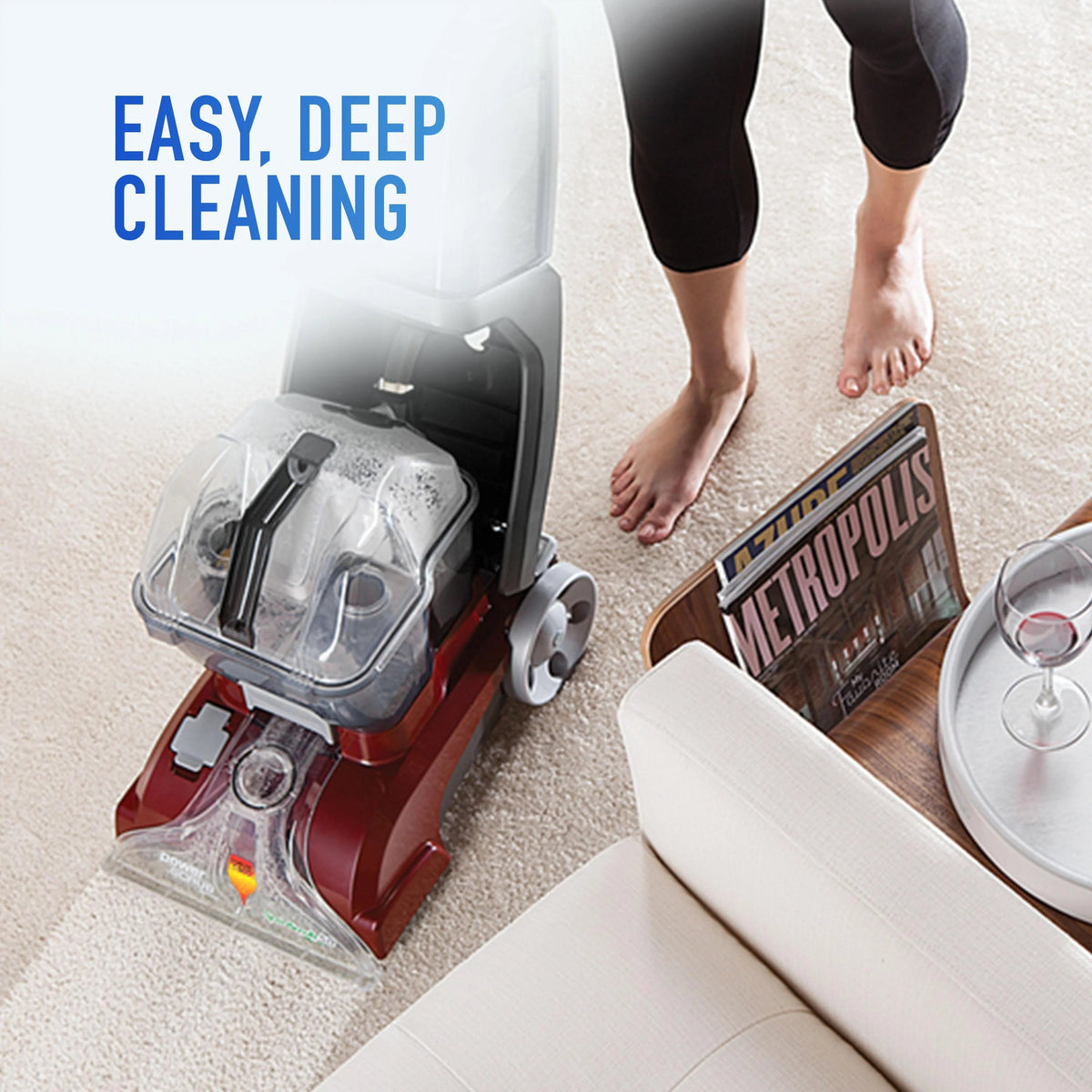 Hoover PowerScrub Deluxe Upright Carpet Cleaner Machine - FH50150V