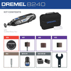 Dremel Cordless Rotary Tool Kit 12V 2.0Ah Black - 8240-5