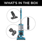 Shark Navigator Lift-Away Upright Vacuum, Bagless, Blue - NV380