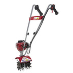 MANTIS Mini Tiller Cultivator 25-cc 9-in Front-Tine Forward-Rotating Red - 7268