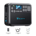 Bluetti Portable Power Station, 2048Wh 2200W LiFePO4 - AC200MAX
