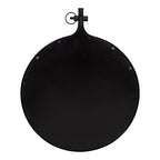 Modern Round Wall Mirror With Decorative Metal Frame