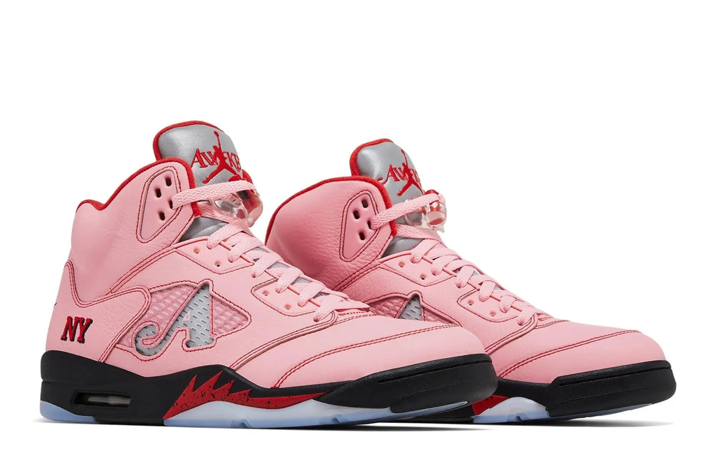 Awake NY x Jordan 5 Retro Boro Arctic Pink Shoes - DV4982 600