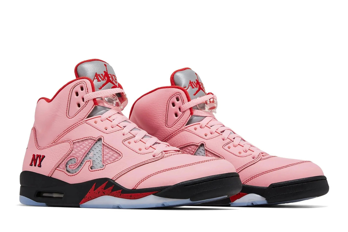 Awake NY x Jordan 5 Retro Boro Arctic Pink Shoes - DV4982 600