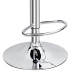 ZENY Bar Stool Set Of 4 With Soft Cushion And Metal Frame - Black