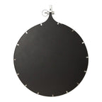 Modern Round Wall Mirror With Decorative Metal Frame