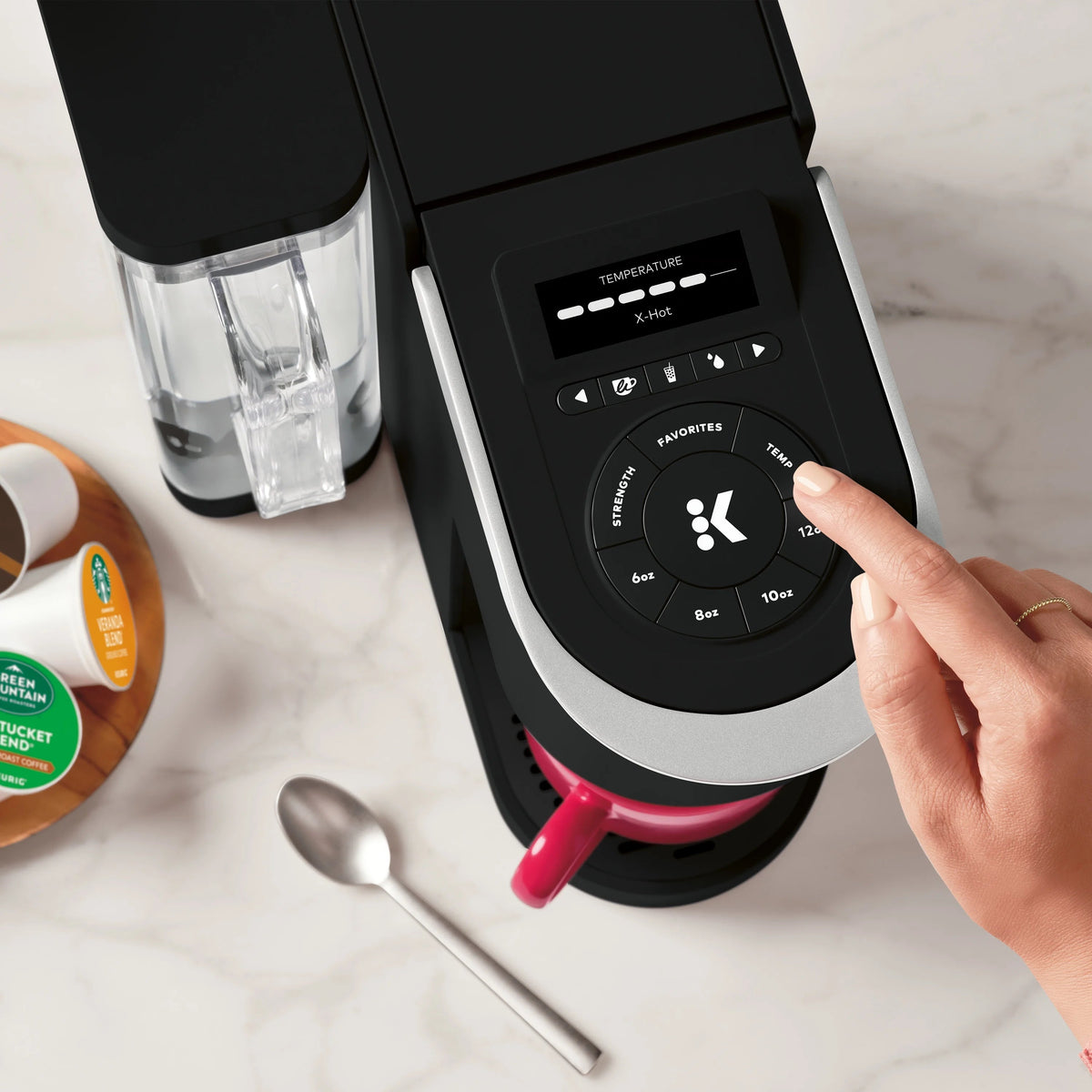 Keurig K-Supreme SMART Coffee Maker, 6-12 oz, Black - K-Supreme SMART