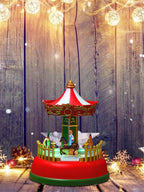 MGWYE Christmas Music Box With Light, Color E - slit-122