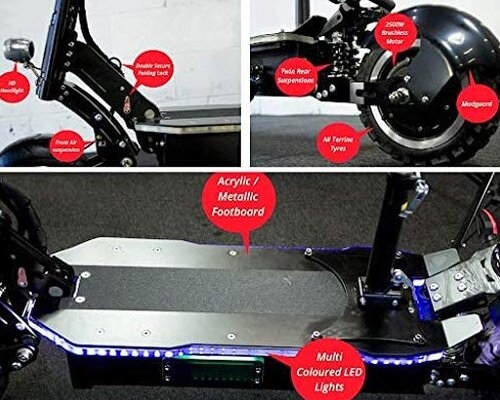 MAXX Foldable Adult Electric Scooter 5000W Dual Motor, 60V/38.5Ah Battery, 83 Miles Range, 60 MPH