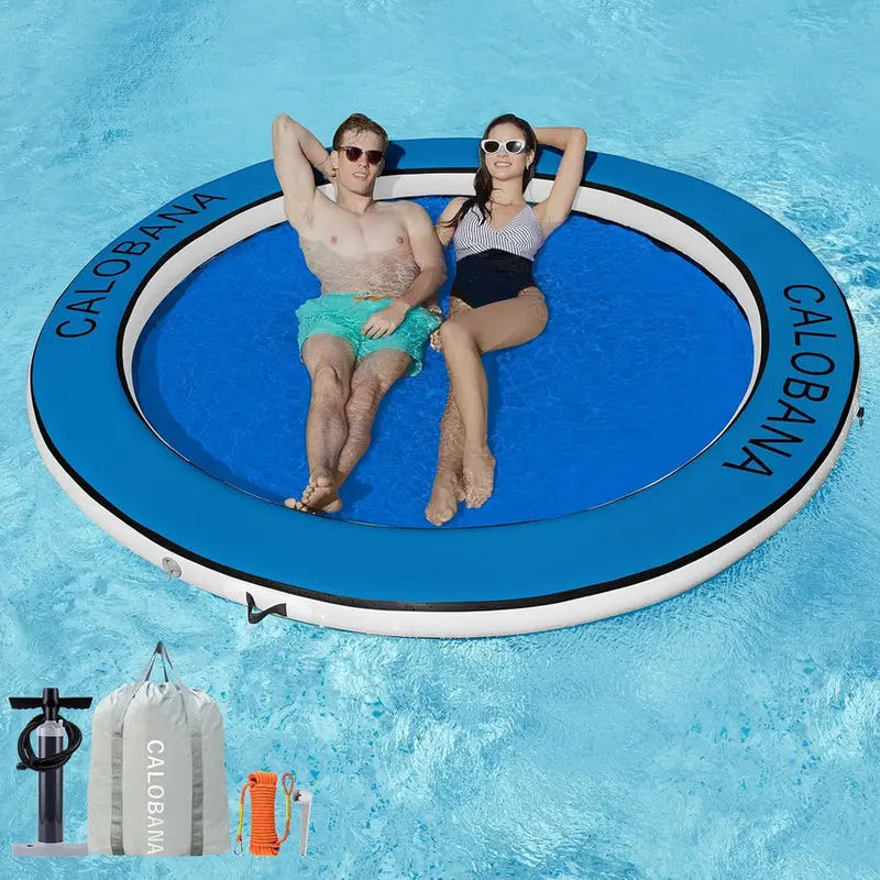 Inflatable Floating Ring Hammock And River Tube - 6-Circle, 8-Circle, 10-Circle Or 3-6-Circle