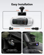 REDTIGER Front And Rear Dash Cam 4K/2.5K Full HD - F7NP