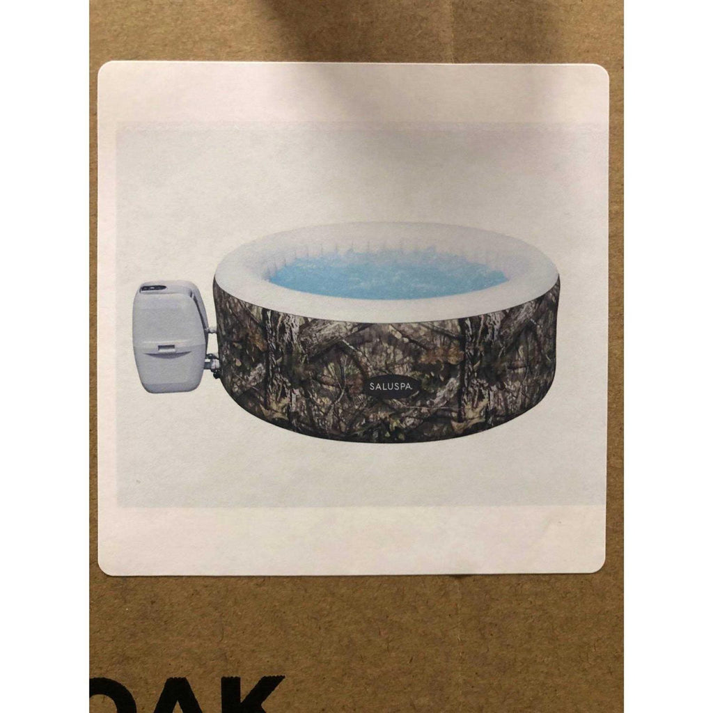 Saluspa Inflatable Hot Tub, Mossy Oak, 2-4 Person, 177 gal - Salsa