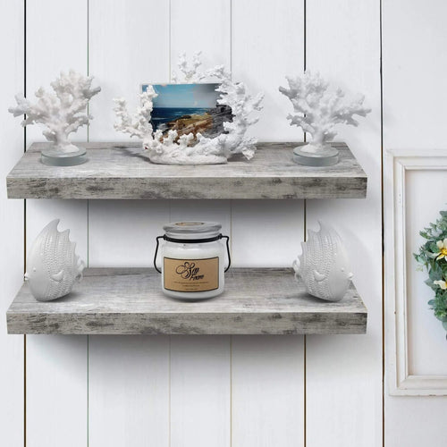 24 Inch Extra Long Floating Wall Shelf Set, 2 Count