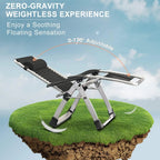 NAIZEA Zero Gravity Lawn Recliner Chairs, 2 Pack, Black