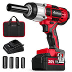 AVID POWER Cordless 1/2 Impact Wrench With 3A Li-Ion Battery