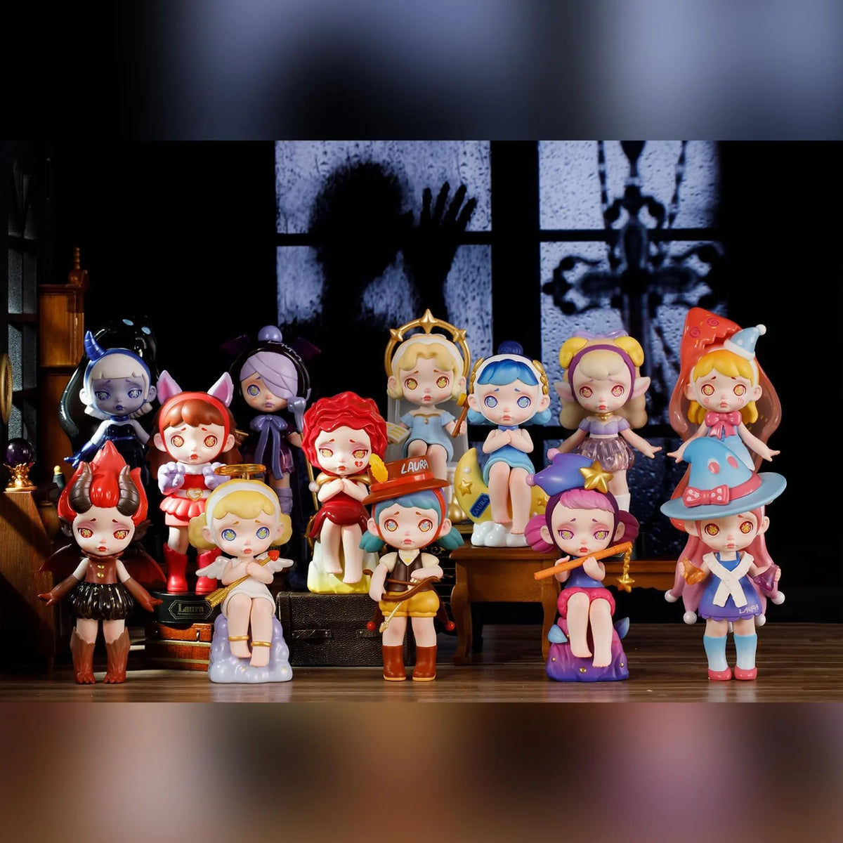 HAOHAINA Fashion Trendsetter Series Blind Box Action Figures, 12-Pack